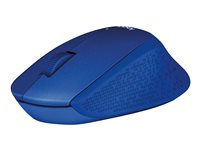 Logitech M330 SILENT PLUS - Ratón - 3 botones - inalámbrico - 2.4 GHz - receptor inalámbrico USB - azul 910-004910