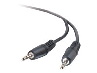 C2G - Cable de audio - miniconector estéreo macho a miniconector estéreo macho - 2 m - blindado 80117