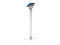 Compulocks Adjustable Space iPad Mini 8.3" Security Kiosk - White - Kit de montaje (caja, base) - portátil - para PC Tablet - altura ajustable - bloqueable - aluminio de alta calidad - blanco - tamaño de pantalla: 8.3" - de suelo - para Apple iPad mini (6ª generación) 147W830IPMSW