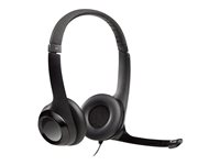 Logitech USB Headset H390 - Auricular - tamaño completo - cableado 981-000406