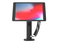 Compulocks Magnetix Secured Magnetic Tablet Counter Stand - Cable lock included - Base - para PC Tablet - bloqueable - acero galvanizado - negro - contador MNTXRISE01