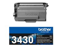 Brother TN3430 - Negro - original - cartucho de tóner - para Brother HL-L5000, L5050, L5100, L5200, L6450, MFC-L5700, L5750, L6800, L6900, L6950, L6970 TN3430