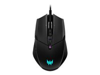 Acer Predator Cestus 335 (PMW120) - Ratón - ergonómico - óptico - 10 botones - cableado - USB 2.0 - negro - al por menor GP.MCE11.01Q