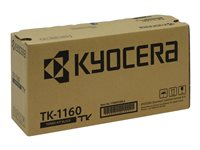 Kyocera TK 1160 - Negro - original - cartucho de tóner - para ECOSYS P2040dn, P2040dn/KL2, P2040DN/KL3, P2040dw, P2040dw/KL2, P2040DW/KL3 1T02RY0NL0