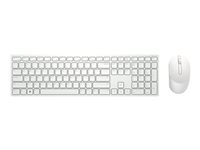 Dell Pro KM5221W - Juego de teclado y ratón - inalámbrico - 2.4 GHz - QWERTY - español - blanco KM5221W-WH-SPN