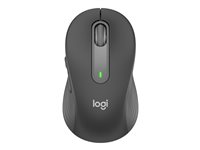 Logitech Signature M650 L for Business - Ratón - diestro - 5 botones - inalámbrico - Bluetooth, 2.4 GHz - receptor de USB Logitech Logi Bolt - grafito 910-006348