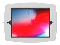 Compulocks Space iPad 10.2-inch Secure Display Wall Mount Enclosure - Carcasa - para PC Tablet - bloqueable - aluminio de alta calidad - blanco - tamaño de pantalla: 10.2" - interfaz de montaje: 100 x 100 mm - se puede instalar en la pared - para Apple 10.2-inch iPad (7ª generación, 8ª generación, 9ª generación) 102IPDSW