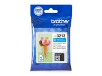 Brother LC3213C - Alto rendimiento - cián - original - cartucho de tinta - para Brother DCP-J772DW, DCP-J774DW, MFC-J890DN, MFC-J890DW, MFC-J890DWN, MFC-J895DW LC3213C