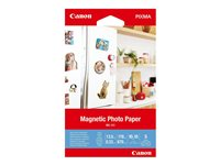 Canon Magnetic Photo Paper MG-101 - Brillante - 13 mm - 100 x 150 mm - 670 g/m² - 178 libras - 5 hoja(s) papel de fotografía magnético 3634C002