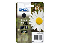 Epson 18XL - 11.5 ml - XL - negro - original - blíster con alarma de RF - cartucho de tinta - para Expression Home XP-212, 215, 225, 312, 315, 322, 325, 412, 415, 422, 425 C13T18114022