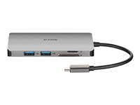 D-Link DUB-M810 - Estación de conexión - USB-C / Thunderbolt 3 - HDMI - GigE DUB-M810