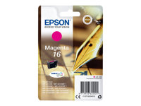 Epson 16 - 3.1 ml - magenta - original - blíster con alarmas de RF/acústica - cartucho de tinta - para WorkForce WF-2010, 2510, 2520, 2530, 2540, 2630, 2650, 2660, 2750, 2760 C13T16234022