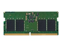 Kingston - DDR5 - módulo - 8 GB - SO DIMM de 262 contactos - 4800 MHz / PC5-38400 - CL40 - 1.1 V - sin búfer - no ECC - para Dell 34XX, 7770; Inspiron 14, 16; Lenovo IdeaCentre AIO 5 24; IdeaPad Gaming 3 16 KCP548SS6-8