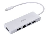 ASUS OS200 - Estación de conexión - USB-C - VGA, HDMI - GigE - para 14; 15; Chromebook CX1; ExpertBook B5; P14; P17; VivoBook 17; ZenBook 13 OLED 90XB067N-BDS000