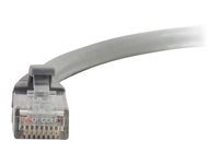 C2G Cat6 Booted Unshielded (UTP) Network Patch Cable - Cable de interconexión - RJ-45 (M) a RJ-45 (M) - 30 cm - UTP - CAT 6 - moldeado, sin enganches, trenzado - gris 83364