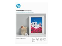 HP Advanced Papel fotográfico con brillo - Brillante - 130 x 180 mm 25 hoja(s) papel fotográfico brillante - para ENVY 50XX, 76XX; ENVY Inspire 7920; Officejet 52XX, 80XX; Photosmart B110, Wireless B110 Q8696A