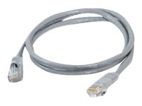 C2G Cat5e Booted Unshielded (UTP) Network Patch Cable - Cable de interconexión - RJ-45 (M) a RJ-45 (M) - 50 m - UTP - CAT 5e - moldeado, sin enganches, trenzado - gris 83151