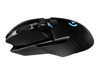 Logitech Wireless Gaming Mouse G903 LIGHTSPEED with HERO 16K sensor - Ratón - diestro y zurdo - óptico - 11 botones - inalámbrico, cableado - USB, LIGHTSPEED - receptor Logitech LIGHTSPEED 910-005673