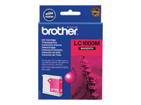 Brother LC1000M - Magenta - original - cartucho de tinta - para Brother DCP-350, 353, 357, 560, 750, 770, MFC-3360, 465, 5460, 5860, 660, 680, 845, 885 LC1000MBP