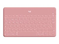 Logitech Keys-To-Go - Teclado - Bluetooth - QWERTY - español - rosa colorado - para Apple iPad/iPhone/TV 920-010043