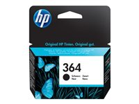 HP 364 - Negro - original - cartucho de tinta - para Deskjet 35XX; Photosmart 55XX, 55XX B111, 65XX, 65XX B211, 7510 C311, B110, Wireless B110 CB316EE#ABE