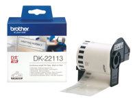 Brother DK-22113 - Transparente - Rollo (6,2 cm x 15,2 m) película - para Brother QL-1050, 1060, 500, 550, 560, 570, 580, 600, 650, 700, 710, 720, 820 DK22113