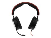 Jabra Evolve 80 UC stereo - Auricular - tamaño completo - cableado - cancelación de sonido activo 7899-829-289