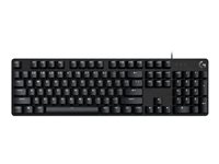 Logitech G G413 SE - Teclado - retroiluminación - USB - QWERTY - Internacional de EE. UU. - negro 920-010437