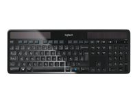 Logitech Wireless Solar K750 - Teclado - inalámbrico - 2.4 GHz - francés 920-002915