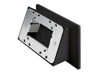 Crestron - Kit de montaje (abrazadera, 2 placas frontales, soporte de montaje angular, almohadilla adhesiva) - multisuperficie - para pantalla sensible al tacto - plástico - smooth black - se puede instalar en una superficie, instalado en la pared, instalado sobre cristal - para Crestron TSW-1070, 770/1070; Room Scheduling Touch Screen TSS-1070, 770; TSS-770 Series TSW-770/1070-MSMK-ANG-B-S