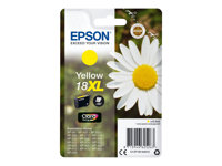 Epson 18XL - 6.6 ml - XL - amarillo - original - cartucho de tinta - para Expression Home XP-212, 215, 225, 312, 315, 322, 325, 412, 415, 422, 425 C13T18144012