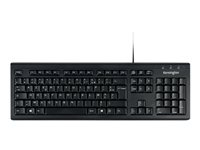 Kensington ValuKeyboard - Teclado - USB - francés - negro 1500109FR