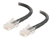 C2G Cat5e Non-Booted Unshielded (UTP) Network Crossover Patch Cable - Cable cruzado - RJ-45 (M) a RJ-45 (M) - 5 m - UTP - CAT 5e - trenzado, uniboot - negro 83319