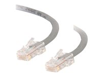 C2G Cat5e Non-Booted Unshielded (UTP) Network Crossover Patch Cable - Cable cruzado - RJ-45 (M) a RJ-45 (M) - 2 m - UTP - CAT 5e - trenzado, uniboot - gris 83283