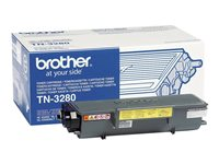 Brother TN3280 - Negro - original - cartucho de tóner - para Brother DCP-8070, 8085, HL-5340, 5350, 5370, 5380, MFC-8370, 8380, 8880, 8890 TN3280