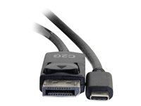 C2G 10ft USB C to DisplayPort Cable - 4K Video - M/M - Cable adaptador - USB-C (M) a DisplayPort (M) - USB 3.1 / Thunderbolt 3 / DisplayPort - 3.05 m - compatibilidad con 4K, contactos en oro electrolítico - negro 26905