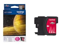 Brother LC1100M - Magenta - original - cartucho de tinta - para Brother DCP-185, 385, 395, 585, J715, MFC-490, 5490, 5890, 5895, 6890, 790, 795, 990, J615 LC1100M