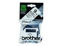 Brother M-K221BZ - Negro sobre blanco - rollo (0,9 cm x 8 m) 1 bobina(s) cinta de etiqueta - para P-Touch PT-55, PT-65, PT-75, PT-80, PT-85, PT-90, PT-BB4, PT-M95 MK221BZ