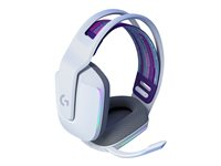 Logitech G G733 LIGHTSPEED Wireless RGB Gaming Headset - Auricular - tamaño completo - 2,4 GHz - inalámbrico - blanco 981-000883