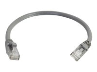 C2G Cat6 Booted Unshielded (UTP) Network Patch Cable - Cable de interconexión - RJ-45 (M) a RJ-45 (M) - 2 m - UTP - CAT 6 - moldeado, sin enganches, trenzado - gris 83368