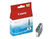 Canon CLI-8C - 13 ml - cián - original - depósito de tinta - para PIXMA iP3500, iP4500, iP5300, MP510, MP520, MP610, MP960, MP970, MX700, MX850, Pro9000 0621B001