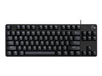 Logitech G G413 TKL SE - Teclado - retroiluminación - USB - QWERTY - Internacional de EE. UU. - negro 920-010446