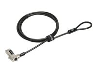 Kensington N17 Combination Cable Lock for Dell Devices with Wedge Slots - Bloqueo de cable de seguridad - 1.8 m K68008EU