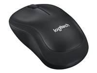 Logitech M220 Silent - Ratón - óptico - 3 botones - inalámbrico - 2.4 GHz - receptor inalámbrico USB - carbón 910-004878