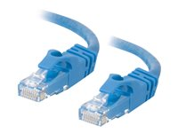 C2G Cat6 Booted Unshielded (UTP) Crossover Patch Cable - Cable cruzado - RJ-45 (M) a RJ-45 (M) - 7 m - UTP - CAT 6 - moldeado, sin enganches, trenzado - azul 83528