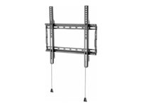 Vision - Kit de montaje (soporte para montaje en pared) - fijo - para pantalla LCD - bloqueable - acero laminado en frío - negro - tamaño de pantalla: 32"-65" VFM-W4X4V/2