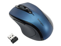 Kensington Pro Fit Mid-Size - Ratón - diestro - óptico - inalámbrico - 2.4 GHz - receptor inalámbrico USB - azul zafiro K72421WW