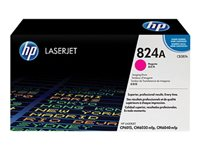 HP 824A - Magenta - original - kit de tambor - para Color LaserJet CM6030, CM6040, CP6015 CB387A