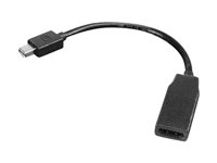 Lenovo - Cable del monitor - Mini DisplayPort (M) a HDMI (H) - 20 cm - para ThinkPad L570; P51; T470; W550; X240; ThinkStation P330 Gen 2; P34X; P350; P520; P620 0B47089