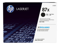 HP 87X - Alto rendimiento - negro - original - LaserJet - cartucho de tóner (CF287X) - para LaserJet Managed E50045; LaserJet Managed Flow MFP E52545 CF287X